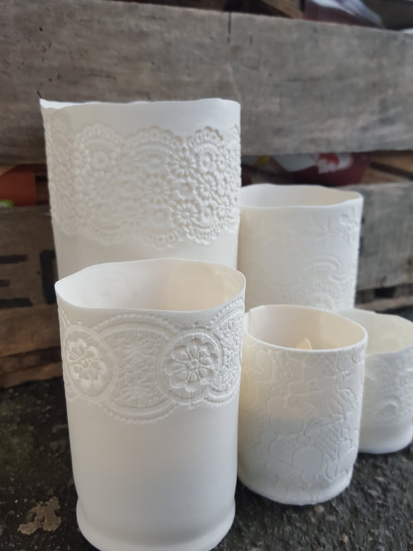Leonora Richardson Porcelain Tealight Holders